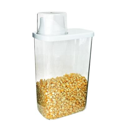 Imagem de Pote de plástico multiuso com copo medidor 1.3 litros 23,2cm
