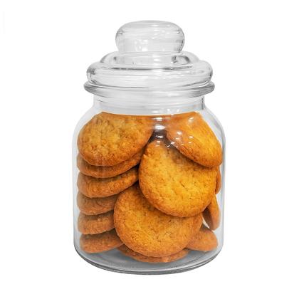 Imagem de Pote de Vidro com Tampa Hermética Ideal para Biscoitos Balas 650ml