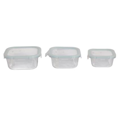 Imagem de Pote de Vidro Hermético C/ Válvula De Ar Multiuso Empilhável