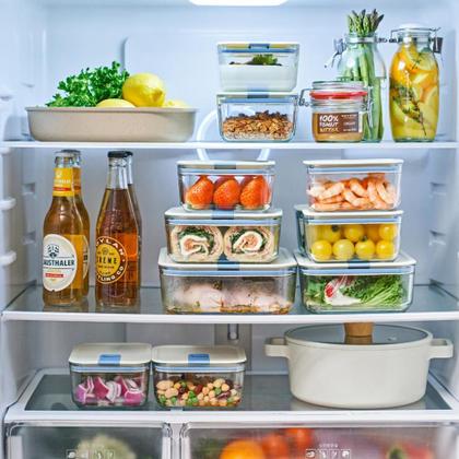 Imagem de Pote De Vidro Hermético Retangular - Tampa Com Alavanca - 23