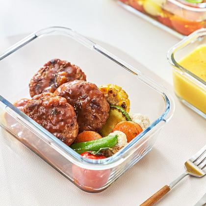 Imagem de Pote de Vidro Retangular - Válvula na tampa - 1900ml - Neoflam - GLACÉ Z