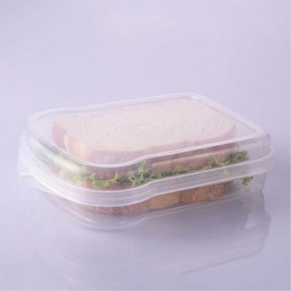 Imagem de Pote Guarda Lanche para Viagem e Escola Sanduicheira 530ml Kit 2 Unidades