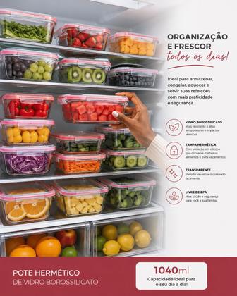 Imagem de POTE HERMETICO DE VIDRO 1040ml