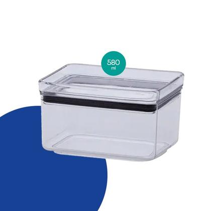 Imagem de Pote hermético lumini retangular 580 ml