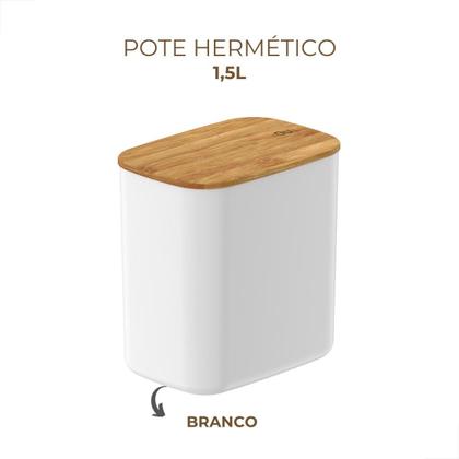 Imagem de Pote Hermético Retangular Keep  1,5L  Organizador