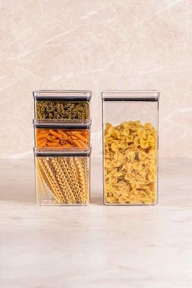 Imagem de Pote Hermético Retangular Lumini 580 ml para Armazenamento de Alimentos