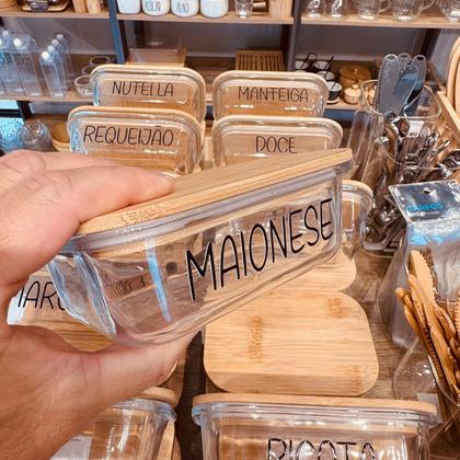 Imagem de Pote Hermético Vidro (370 ml) Maionese