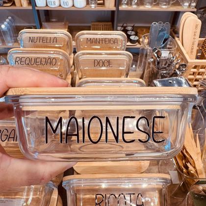 Imagem de Pote Hermético Vidro (370 ml) Maionese