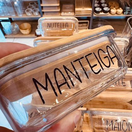 Imagem de Pote Hermético Vidro (370 ml) Manteiga