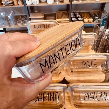 Imagem de Pote Hermético Vidro (370 ml) Manteiga