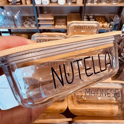 Imagem de Pote Hermético Vidro (370 ml) Nutella