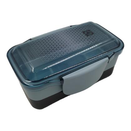 Imagem de Pote Marmita Com Divisoria Lunch Box Electrolux 2 Em 1 Preta