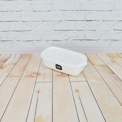 Imagem de Pote Multiuso Premium Retangular 500 mL Armazenamento Alimentos Prático Polipropileno Livre de BPA Resistente Micro-ondas Freezer