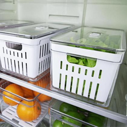 Imagem de Pote Organizador Clear Fresh com Cesto 5 Litros