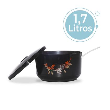 Imagem de Pote P/ Arroz - Servir Gohan Arroz Japones Ohitsu Flor