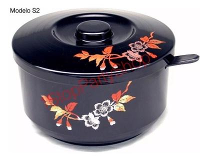 Imagem de Pote P/ Arroz - Servir Gohan Arroz Japones Ohitsu Flor