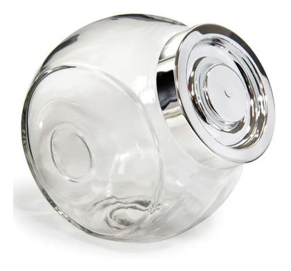 Imagem de Pote Pandora Baleiro Prata Bormilo Rocco Transparente 2,2L