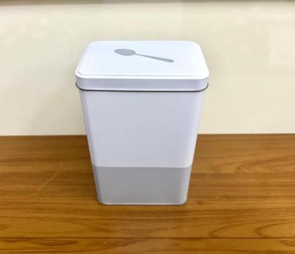 Imagem de Pote Para Açúcar De Metal Com Tampa 1 Litro Mantimento