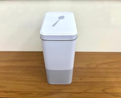 Imagem de Pote Para Açúcar De Metal Com Tampa 1 Litro Mantimento