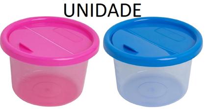 Imagem de POTE PARA LEITE EM PÓ COM TAMPA INFANTIL 300ml cores
