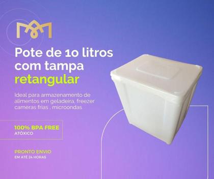 Imagem de Pote Para Sorveteria Com Tampa Bpa Free - Kit 30 Peças