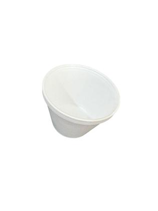Imagem de Pote Plástico EPS Térmico Branco 360ml descartável- kit 25un