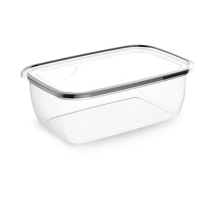 Imagem de Pote Plástico Retangular Com Tampa, Jogo Pote Bpa Free. Conjunto Potinhos Fitness