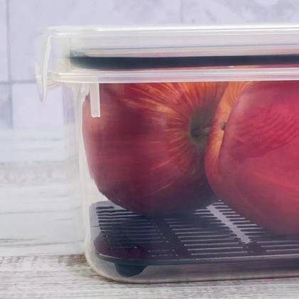 Imagem de Pote Plasutil 4l Hermético Tela Escorredor C/ Trava