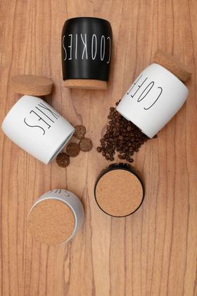 Imagem de Pote Porta Mantimentos Oak Açúcar Café Cookies em Metal Yoi