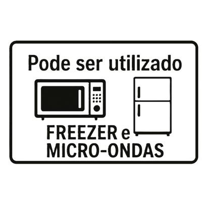Imagem de Pote PP Com Tampa Lacre Alta Vedação BrasilPack 600ml 100 Unidades