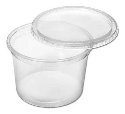 Imagem de Pote Redondo 1000 Ml Com Tampa Prafesta C/24 Unidades