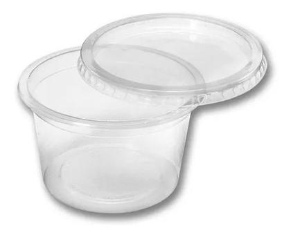 Imagem de Pote Redondo 1000 Ml Com Tampa Prafesta C/24 Unidades