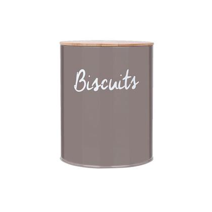 Imagem de Pote Redondo Para Biscoitos Canister Warm Gray - Haus Concept 13,9 x 17,5 cm