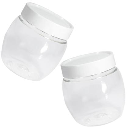 Imagem de Pote Redondo Tasil De 250ml Com Tampa Branca