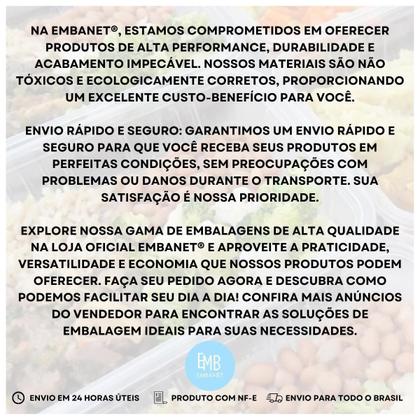 Imagem de Pote Retangular 1500ml - Alimentos - Embanet