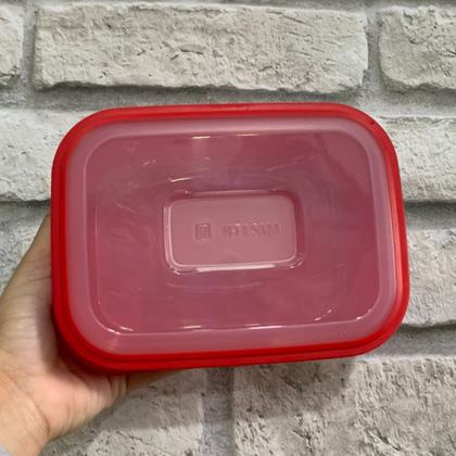 Imagem de Pote Retangular de 1 Litro - Vermelho