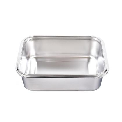 Imagem de Pote Retangular Em Aço Inox 2,25 Litros Kenya