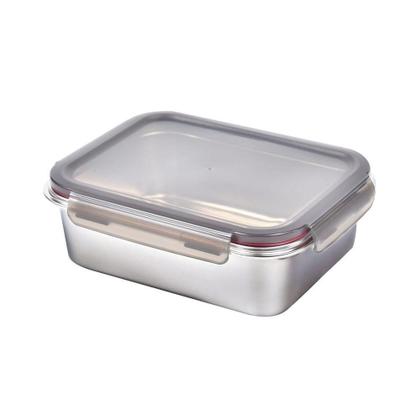 Imagem de Pote Retangular Em Aço Inox 2,25 Litros Kenya