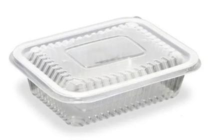 Imagem de Pote retangular PP2 c/tampa 400 ml c/10 unid. -  Starpack - embalagem freezer e microondas (16077)