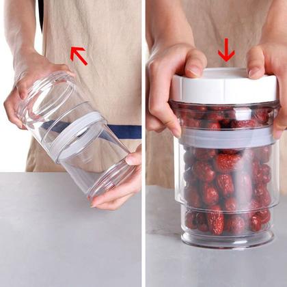 Imagem de Pote Retrátil com Vedação Vácuo 550ml 1050ml