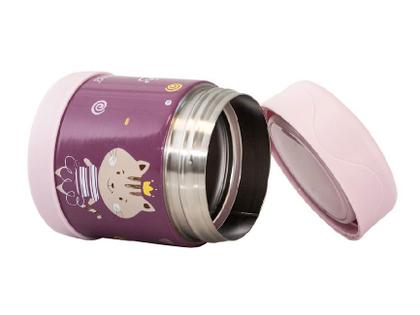 Imagem de Pote Térmico Infantil Aço Inoxidável 330ml Clingo Milky