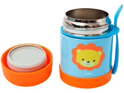 Imagem de Pote Térmico Infantil Buba Animal Fun Leão 320ml com Colher
