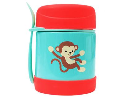 Imagem de Pote Térmico Infantil Buba Animal Fun Macaco 320ml com Colher
