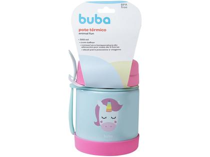 Imagem de Pote Térmico Infantil Buba Animal Fun Unicórnio 320ml com Colher