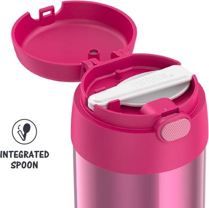 Imagem de Pote Térmico Infantil  Com Colher Escola Thermos Lancheira