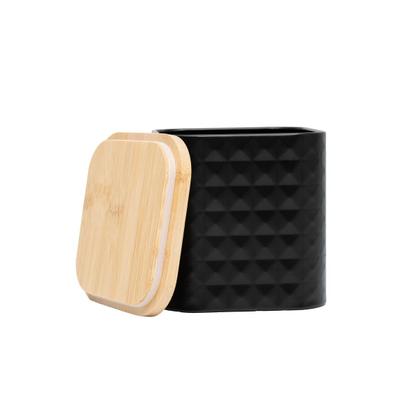 Imagem de Pote Tramontina para Armazenar Alimentos em Aço Carbono com Tampa de Bambu 1,4 L