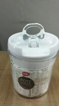 Imagem de Pote Trava Hermetico Plastico Circular 800ML
