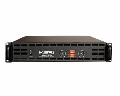 Potencia som profissional 3000W RMS KSR PRO KLA1500 X2 CROSS