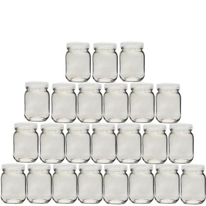 Imagem de Potes Vidro para Armazenar Leite Materno Vidro Liso 200ml 24UND