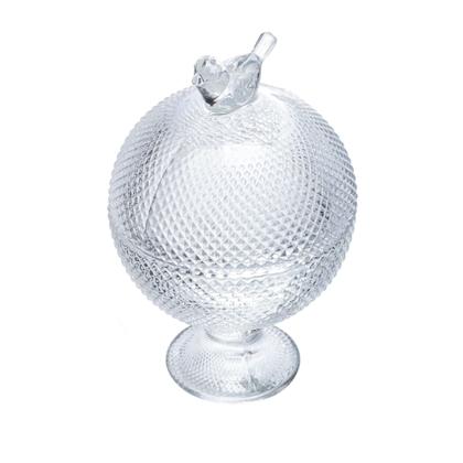 Imagem de Potiche de cristal  com pe bird 13cm - wolff